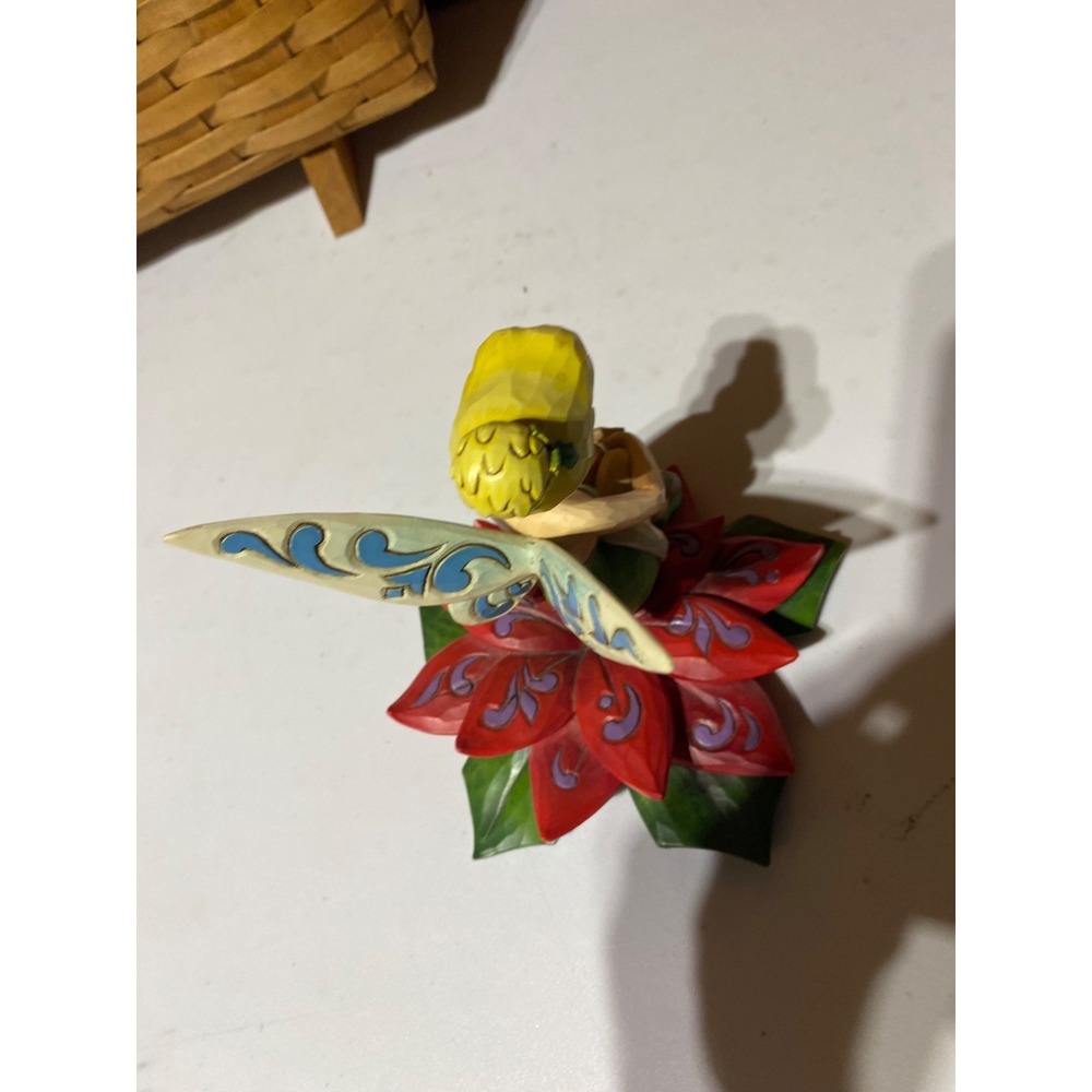 Walt Disney Showcase Collection Tinkerbell Festive Fairy Jim Shore Holiday - Picture 4 of 4